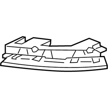 GM 22869162 Bracket Assembly 22869162 GM Bracket Assembly Illustration 1 of 1