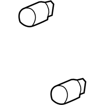 GM 13504291 Tail Lamp Bulb 13504291 GM Tail Lamp Bulb Illustration 1 of 1