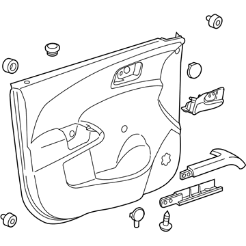 Chevy 95351555 Door Trim Panel