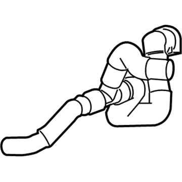 GM 23220061 Reservoir Hose 23220061 GM Reservoir Hose Illustration 1 of 1