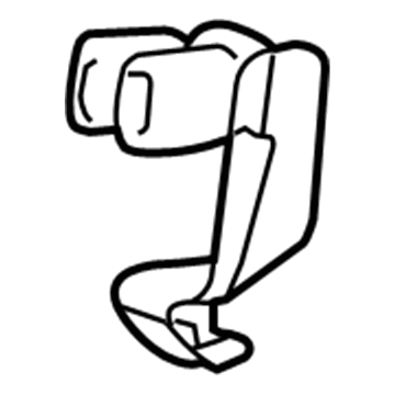 GM 89024035 Buckle, Gray 89024035 GM Buckle, Gray Illustration 1 of 1