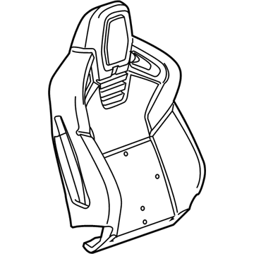 Chevy 22972733 Seat Back Pad