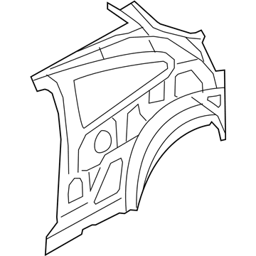 Saturn 93189960 Inner Quarter Panel