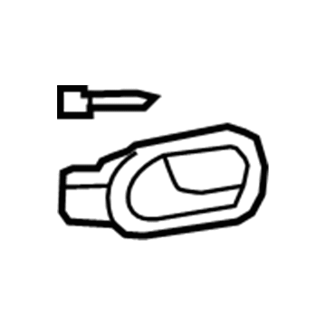 Chevy Malibu Interior Door Handle - 22884884
