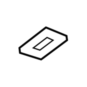 GM 13307116 Sunvisor Spacer 13307116 GM Sunvisor Spacer Illustration 1 of 1