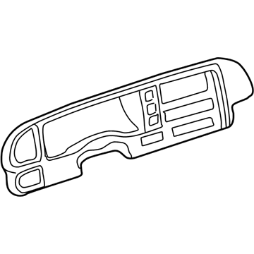 Chevy 15748656 Instrument Housing