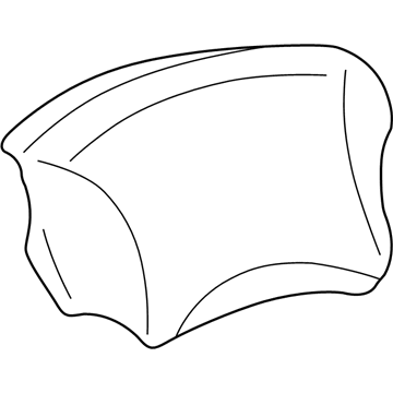 25734153 GM Driver Air Bag, Gray Illustration 1 of 1