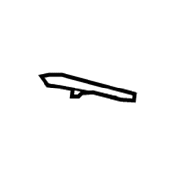 GM 25807319 Rocker Reinforcement Baffle, Lower Outer Driver Side 25807319 GM Rocker Reinforcement Baffle, Lower Outer Driver Side Illustration 1 of 1