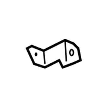 GM 25791071 Uniside Panel Anchor Plate, Front Driver Side 25791071 GM Uniside Panel Anchor Plate, Front Driver Side Illustration 1 of 1