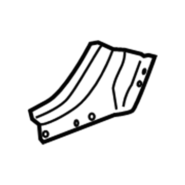 GM 15891706 Rocker Reinforcement, Driver Side 15891706 GM Rocker Reinforcement, Driver Side Illustration 1 of 1