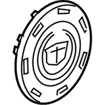 19431594 GM Hub Cap, Center Illustration 1 of 1