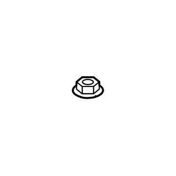 Chevy 11546449 Bracket Nut