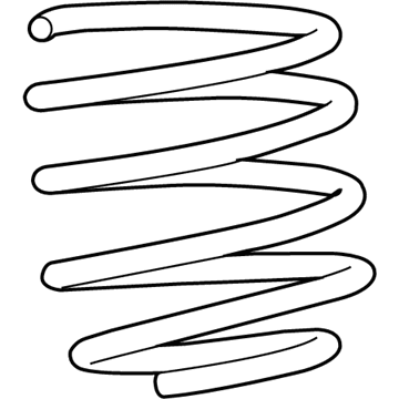GM 84186923 Coil Spring, Front 84186923 GM Coil Spring, Front Illustration 1 of 1