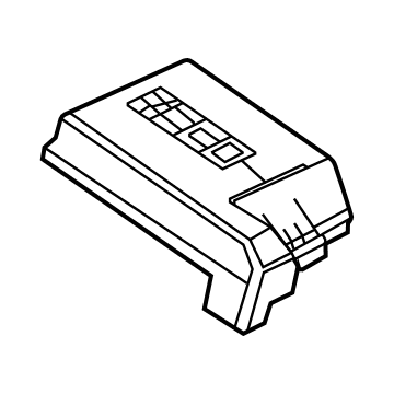 GM 42811525 Fuse Box Cover 42811525 GM Fuse Box Cover Illustration 1 of 1