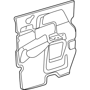 Chevy 93326058 Water Deflector