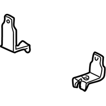 25683251 GM Child Seat Bracket Illustration 1 of 1