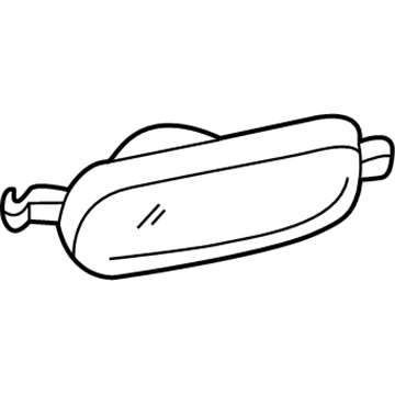 15161505 GM Combination Lamp, Driver Side Illustration 1 of 1