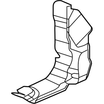 GM 22955225 Heat Shield 22955225 GM Heat Shield Illustration 1 of 1