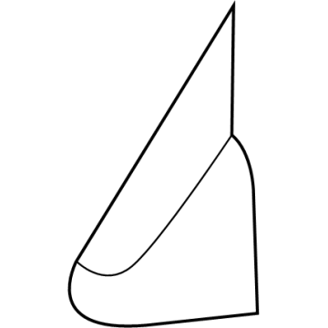 42724493 GM Corner Molding, Front Driver Side Illustration 1 of 1