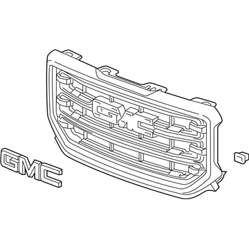 GM 23258406 Grille 23258406 GM Grille Illustration 1 of 1