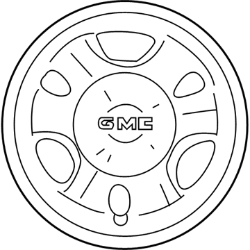 GMC Yukon XL 2500 Wheel Cover - 15712386