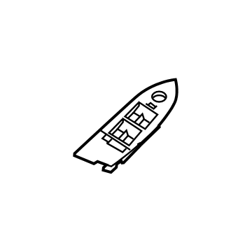 84647584 GM Switch Bezel, Front Driver Side Illustration 1 of 1
