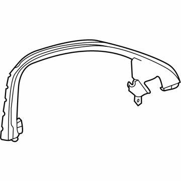 GM 86796933 Upper Molding, Front Driver Side 86796933 GM Upper Molding, Front Driver Side Illustration 1 of 1