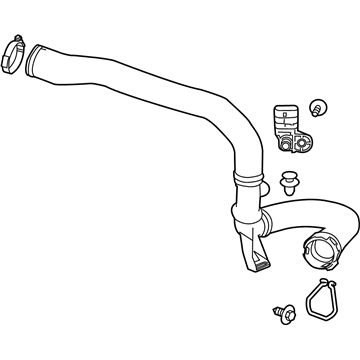 GM 42731155 Intercooler Hose 42731155 GM Intercooler Hose Illustration 1 of 1
