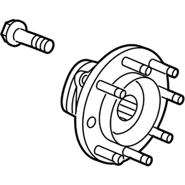 Chevy Silverado 3500 HD Wheel Hub - 84964448