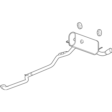 Saturn Sky Exhaust Pipe - 20787539