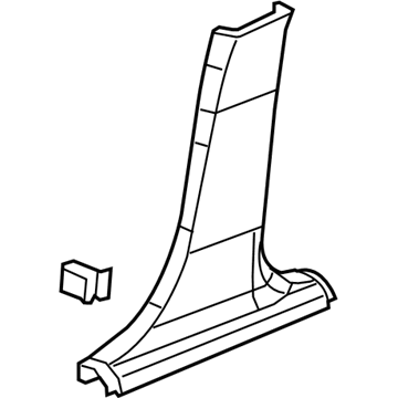 Chevy 95047233 Lower Center Pillar Trim