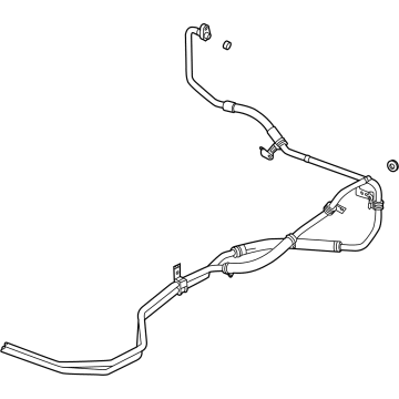 GM 87855564 Pipe Assembly 87855564 GM Pipe Assembly Illustration 1 of 1
