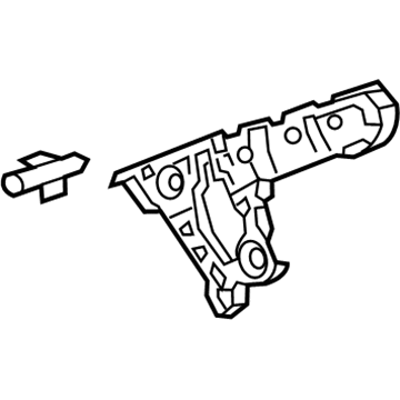 GM 39136914 Guide Bracket, Rear Driver Side 39136914 GM Guide Bracket, Rear Driver Side Illustration 1 of 1