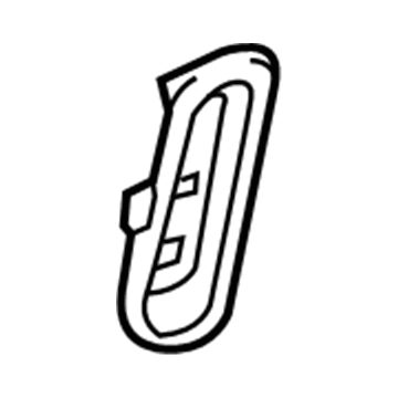 GM 39079185 Housing, Black, Rear Driver Side 39079185 GM Housing, Black, Rear Driver Side Illustration 1 of 1