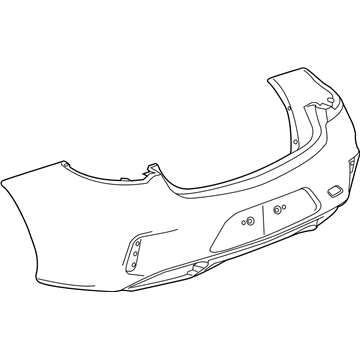 GM 39211023 Bumper Cover 39211023 GM Bumper Cover Illustration 1 of 1