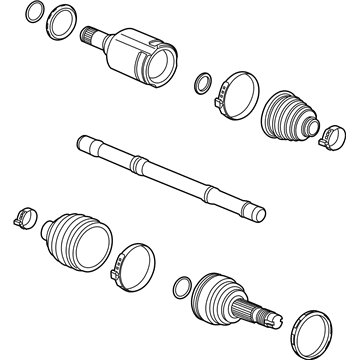 Chevy 42758449 Axle Assembly