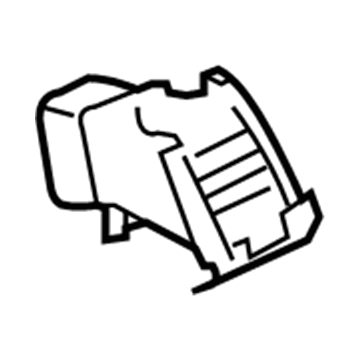 22812163 GM Air Outlet Vent, Titanium, Driver Side Illustration 1 of 1