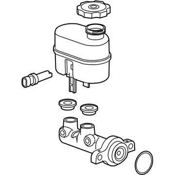 Chevy Silverado 1500 Brake Master Cylinder Repair Kit - 19432944
