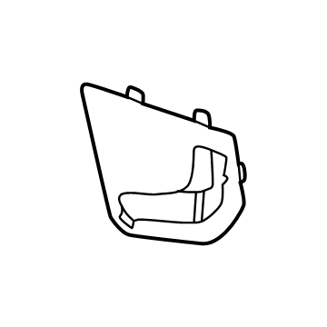 GM 85571994 Bezel, Seat Belt 85571994 GM Bezel, Seat Belt Illustration 1 of 1