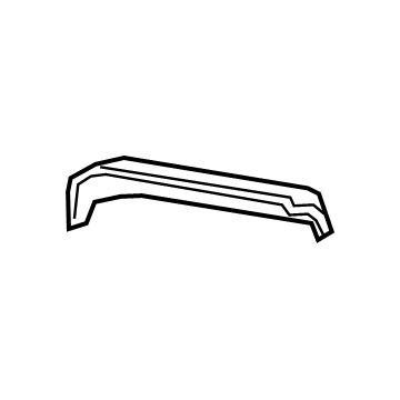 84732162 GM Mirror Cover, Rear Upper Passenger Side Illustration 1 of 1