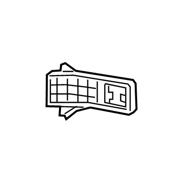 GM 84468926 Signal Lamp, Passenger Side 84468926 GM Signal Lamp, Passenger Side Illustration 1 of 1