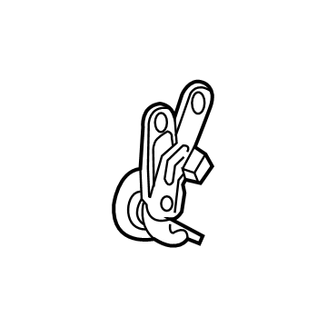GM 84253088 Assist Spring, Passenger Side 84253088 GM Assist Spring, Passenger Side Illustration 1 of 1