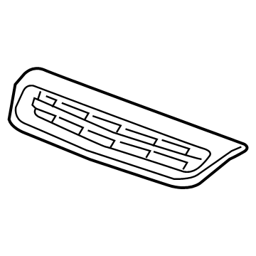 GM 84240942 Intake Vent 84240942 GM Intake Vent Illustration 1 of 1