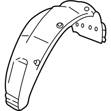 Chevy 30021274 Wheelhouse Liner