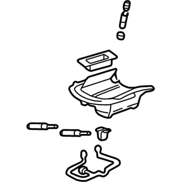 GM 15079959 Bezel 15079959 GM Bezel Illustration 1 of 1