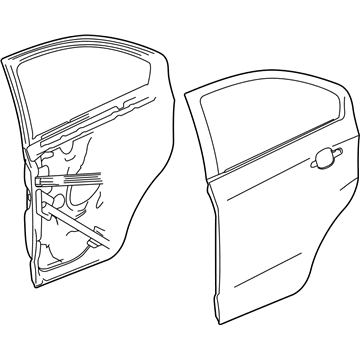Chevy 95330586 Door Shell