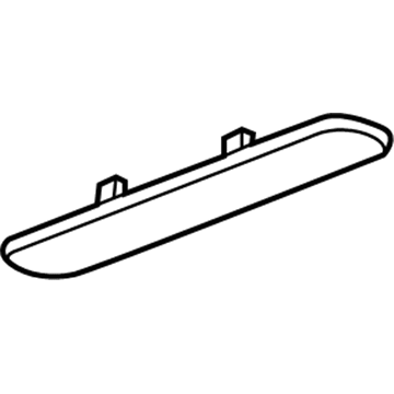 GM 22923841 DVD Unit Cover, Black 22923841 GM DVD Unit Cover, Black Illustration 1 of 1