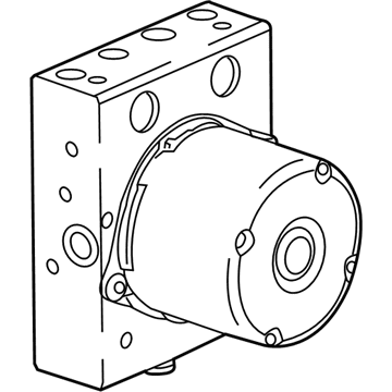 Cadillac ATS ABS Pump And Motor Assembly - 23192239