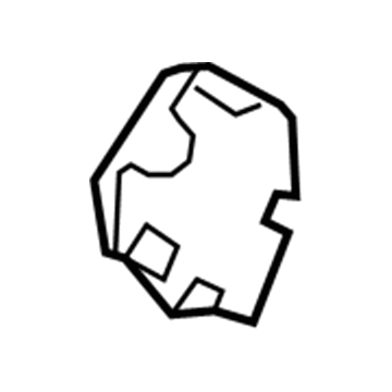 GM 15947251 Inner Finish Panel 15947251 GM Inner Finish Panel Illustration 1 of 1