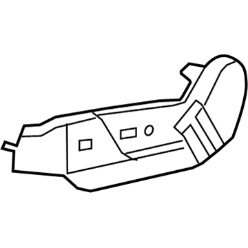 20793327 GM Outer Finish Panel, Titanium, Front Illustration 1 of 1